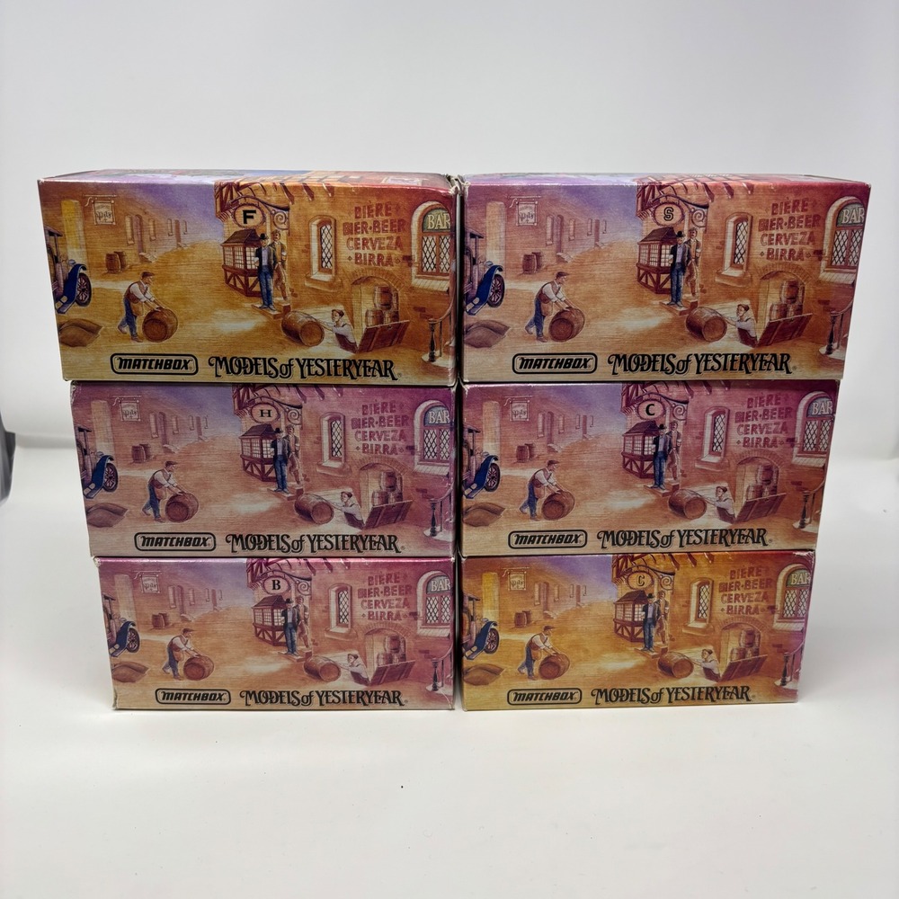 Matchbox Great Beers of the World Models of Yesteryear Diecast Lot of 6 Open Box